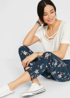 New Pantalón sin cierre de viscosa sostenible Mujer Pantalones