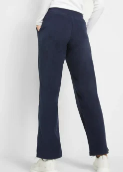 Pantalón sin cierre en tejido polar Mujer Ropa Cómoda|Pantalones