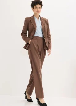 Hot Pantalón tipo barrel con pinzas Mujer Pantalones