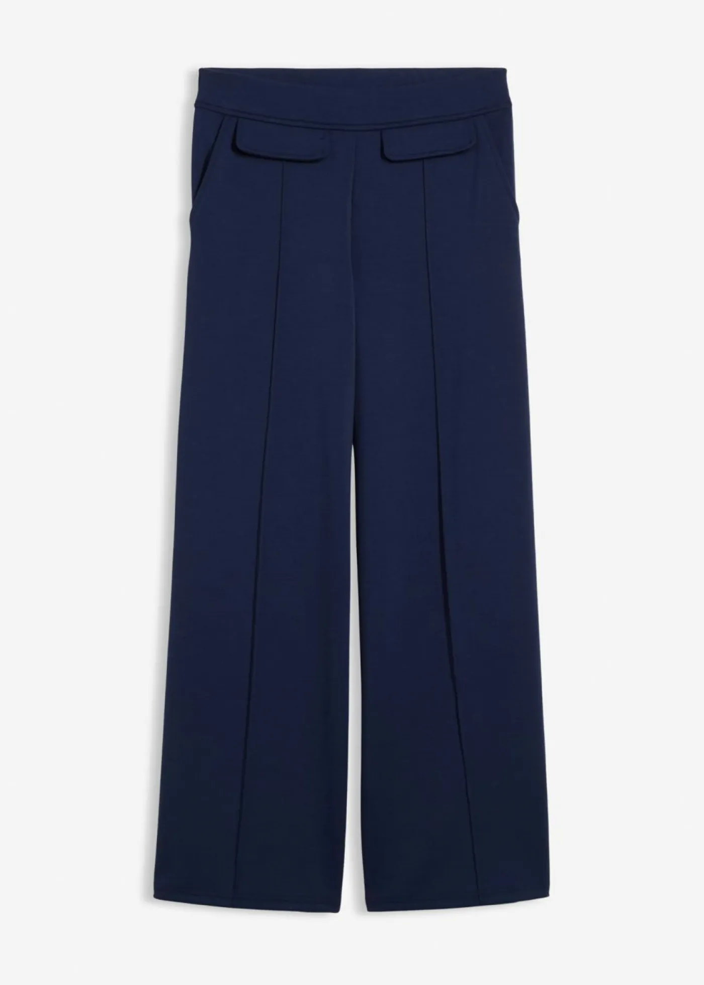 Clearance Pantalón tipo bootcut de mezcla de viscosa ligeramente brillante Mujer Esenciales|Pantalones