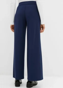 Clearance Pantalón tipo bootcut de mezcla de viscosa ligeramente brillante Mujer Esenciales|Pantalones