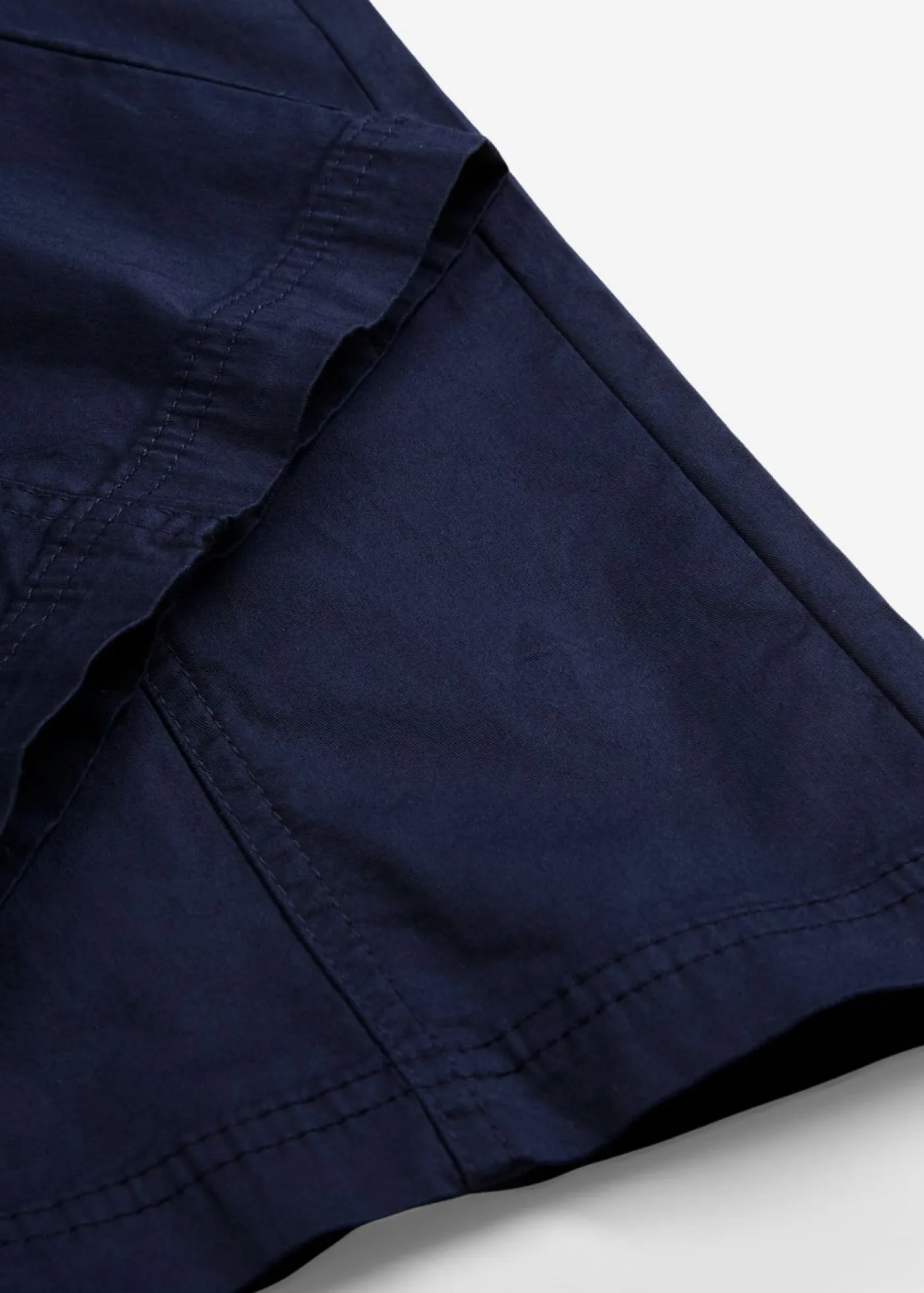 Pantalón tipo cargo de algodón, mid waist Mujer Pantalones