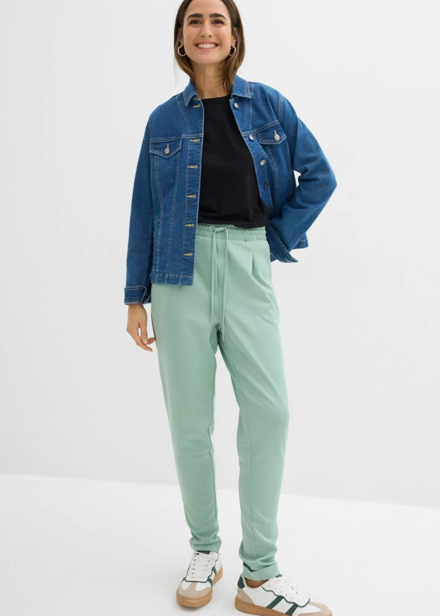 New Pantalón tipo chino de neopreno Mujer Básicos|Pantalones