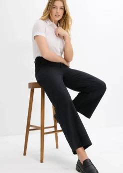 Sale Pantalón tobillero de algodón puro Mujer Pantalones