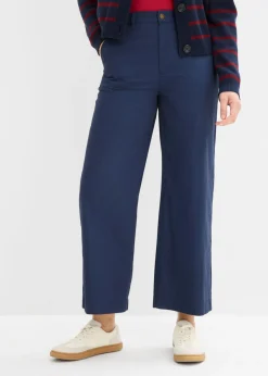 Clearance Pantalón tobillero de algodón puro Mujer Pantalones