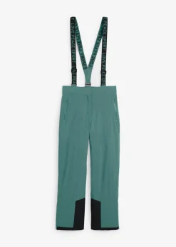 Outlet Pantalón térmico funcional de esquí con tirantes desmontables, material impermeable y corte recto Mujer Ropa Térmica|Ropa Para El Aire Libre