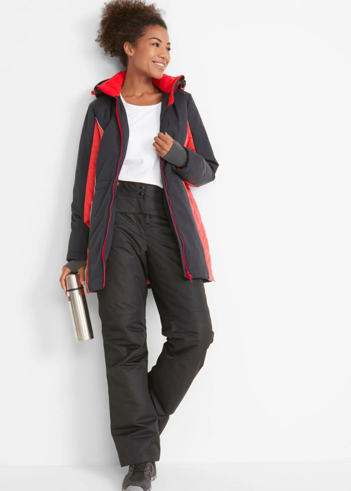 Hot Pantalón térmico funcional de esquí de material impermeable Mujer Ropa Térmica|Ropa Para El Aire Libre