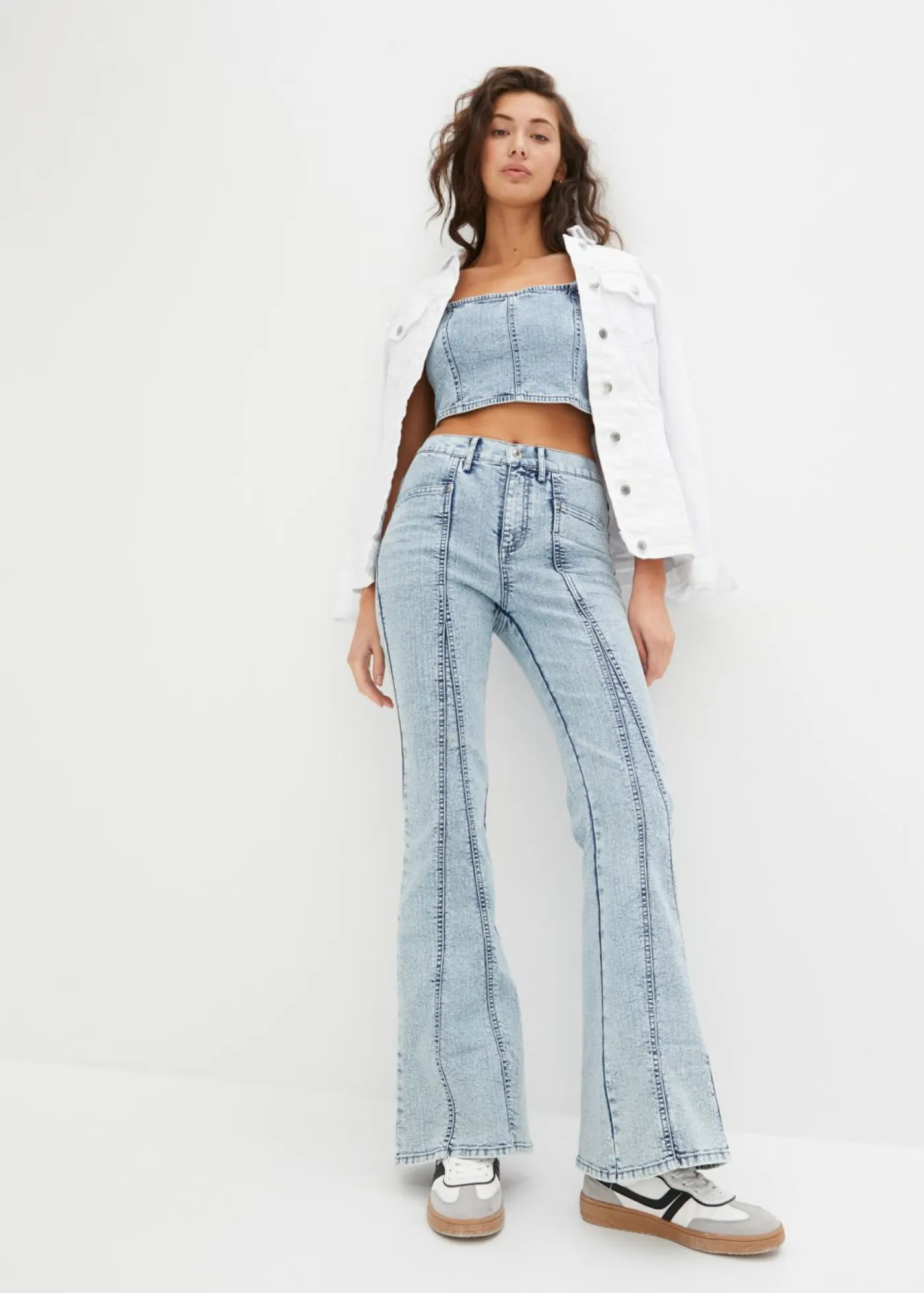 Hot Pantalón vaquero, high waist Mujer Vaqueros
