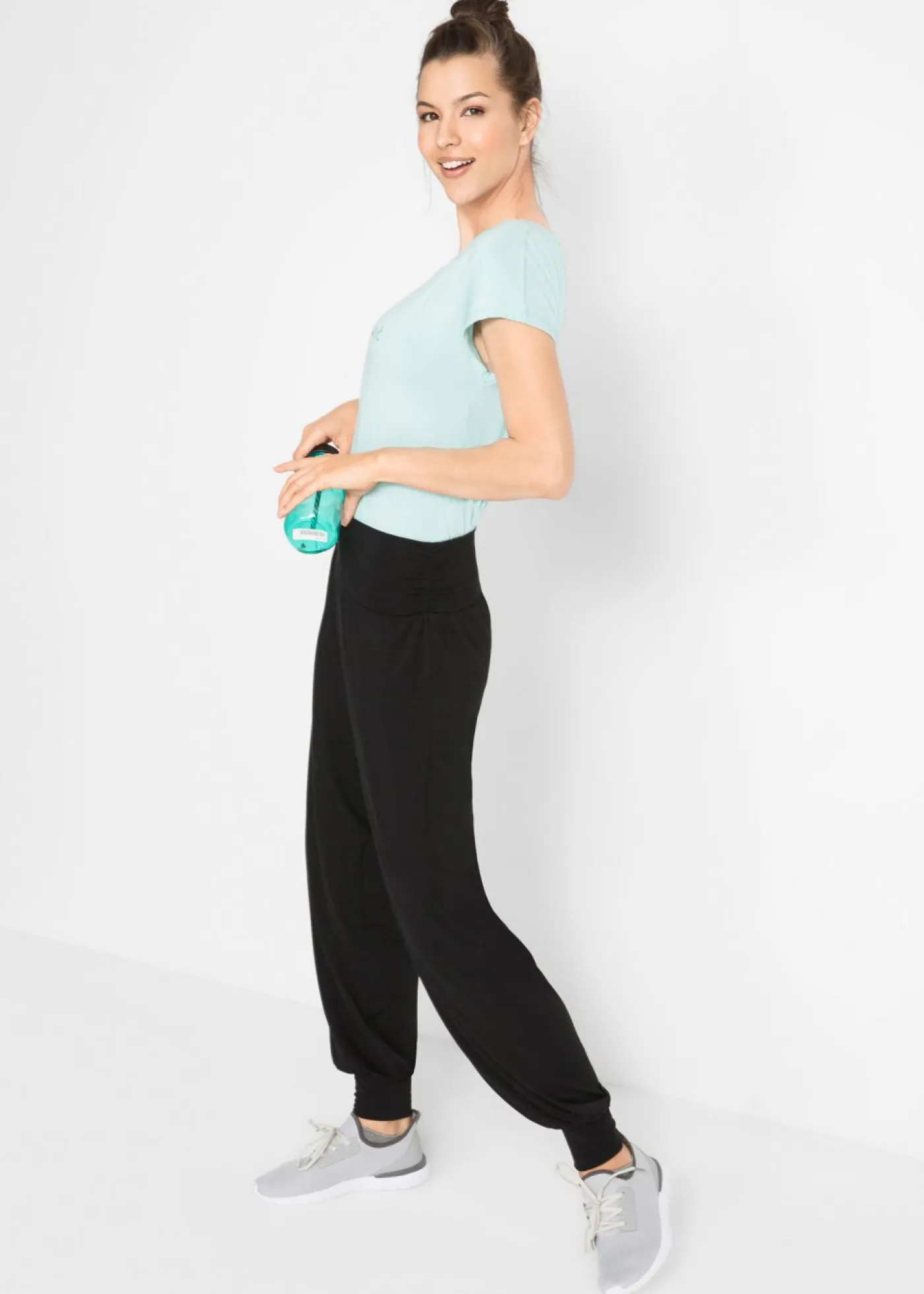 Clearance Pantalones bombachos con banda de silicona en la cintura Mujer Ropa Deportiva|Ropa Cómoda