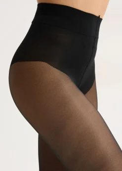 Discount Pantis de 30 den con cinturilla cómoda (2 unidades) Mujer Medias, Panties Y Calcetines