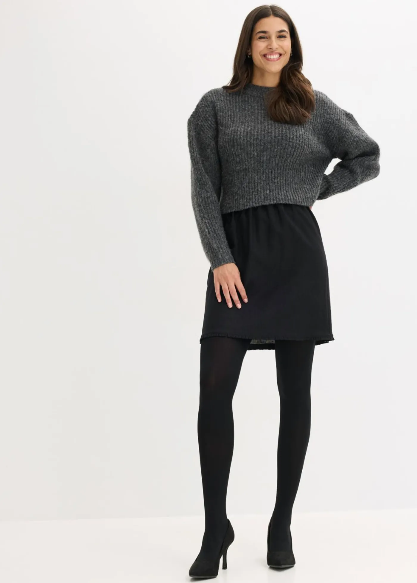 Discount Pantis moldeadores opacos de 80 den con control de abdomen y cinturilla cómoda Mujer Medias, Panties Y Calcetines