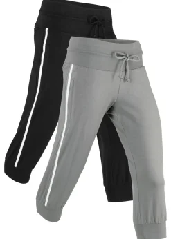 Best Paquete de 2 braguitas deportivas elásticas, 3/4 de largo, nivel 1 Mujer Ropa Deportiva|Ropa Cómoda