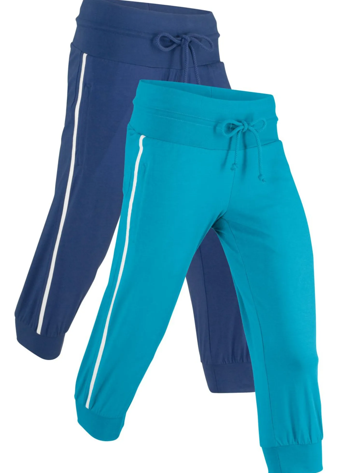Discount Paquete de 2 braguitas deportivas elásticas, 3/4 de largo, nivel 1 Mujer Ropa Deportiva|Ropa Cómoda