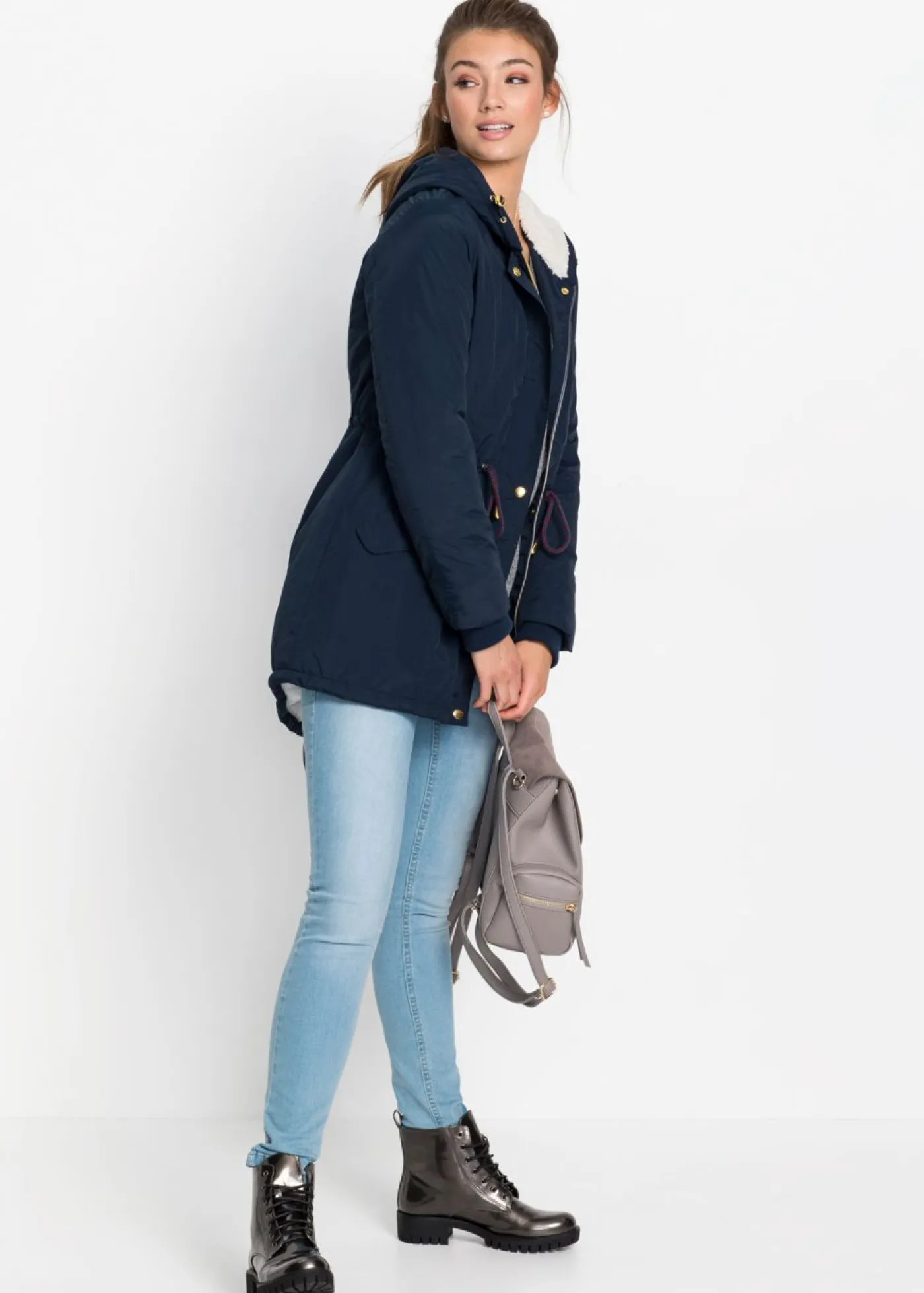 Clearance Parka con forro polar Mujer Chaquetas Y Abrigos