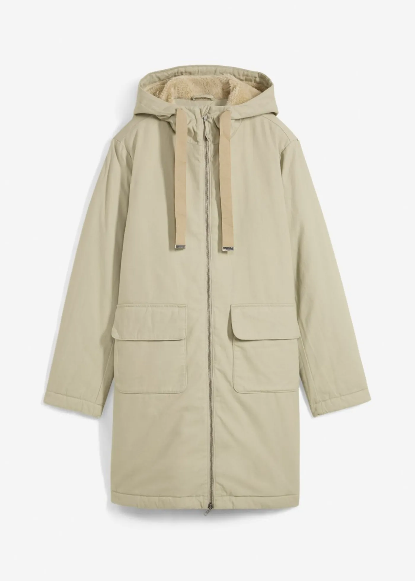 Parka de invierno ancha, con capucha y forro polar Mujer Chaquetas Y Abrigos