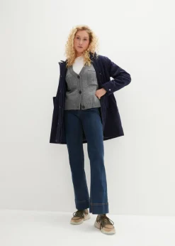 Sale Parka de pana con forro suave Mujer Chaquetas Y Abrigos
