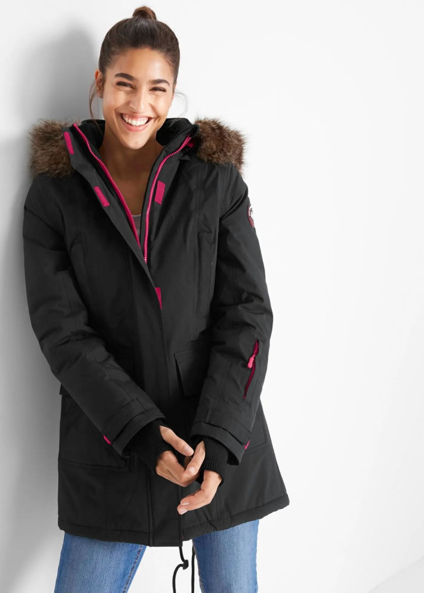 Outlet Parka funcional impermeable, guateada Mujer Chaquetas Y Abrigos