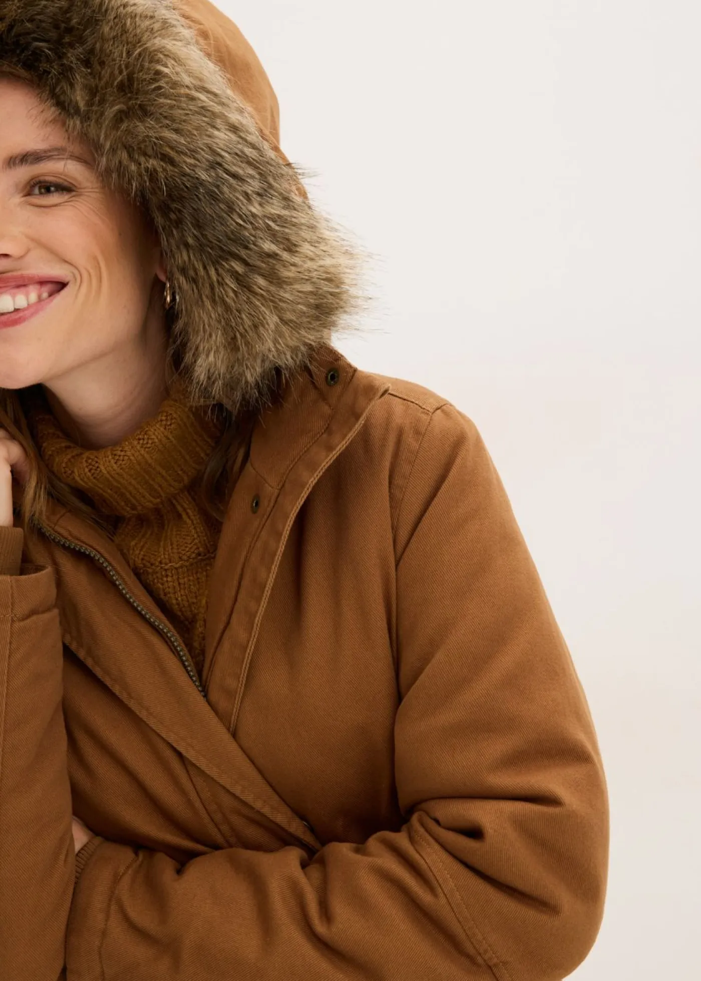 Hot Parka larga acolchada Mujer Chaquetas Y Abrigos