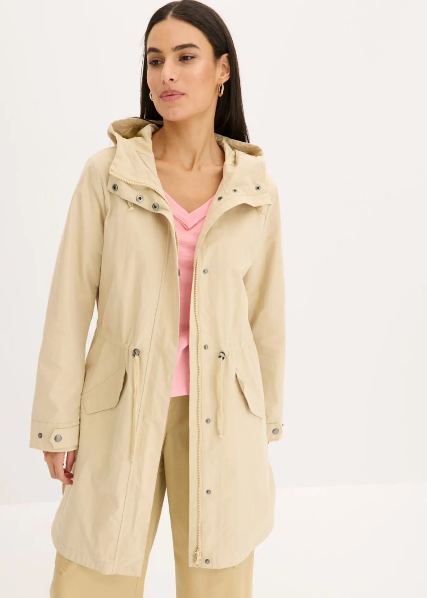 Best Parka larga con capucha Mujer Chaquetas Y Abrigos