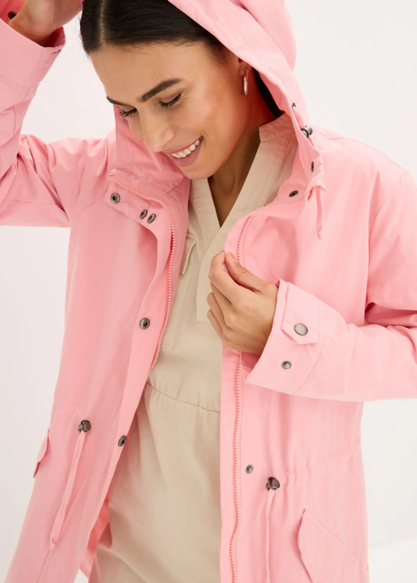 Best Parka larga con capucha Mujer Chaquetas Y Abrigos
