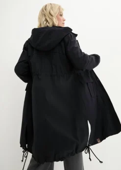 Online Parka tipo gabardina con bolsillos grandes Mujer Chaquetas Y Abrigos