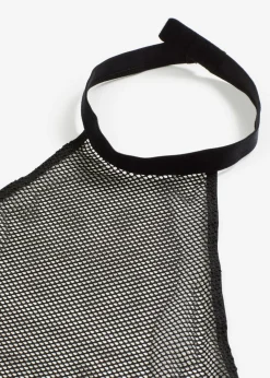 Picardías anudado al cuello + tanga de talle alto (2 piezas) Mujer Lencería Sexy