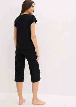 Online Pijama capri con culotte ancho Mujer Ropa Para Dormir