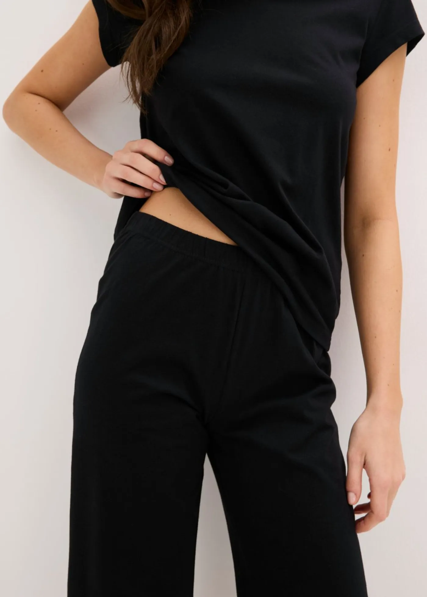 Online Pijama capri con culotte ancho Mujer Ropa Para Dormir