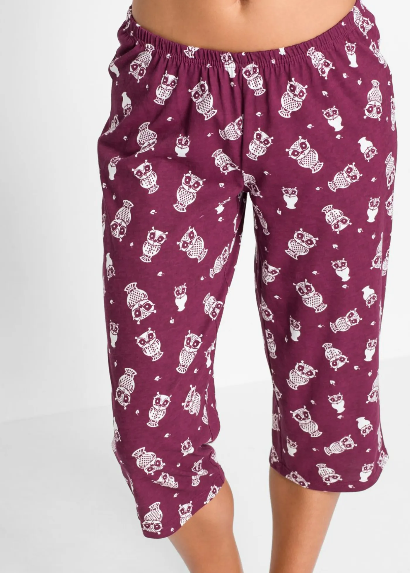 Sale Pijama capri con mangas cortas Mujer Ropa Para Dormir