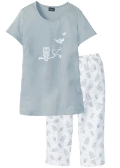 Outlet Pijama capri con mangas cortas Mujer Ropa Para Dormir
