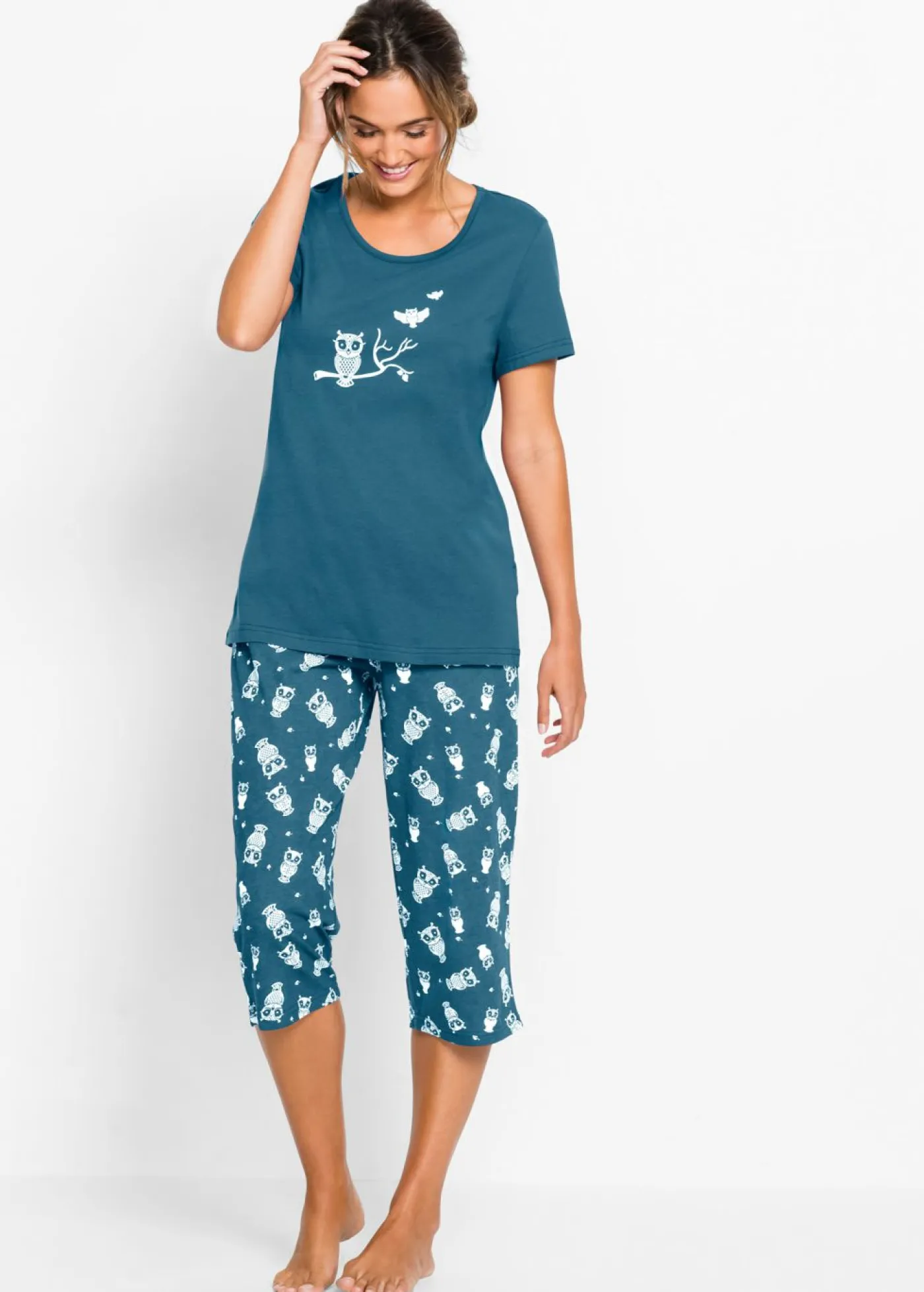 Discount Pijama capri con mangas cortas Mujer Ropa Para Dormir