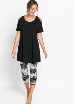 Best Pijama capri con mangas cortas Mujer Ropa Para Dormir
