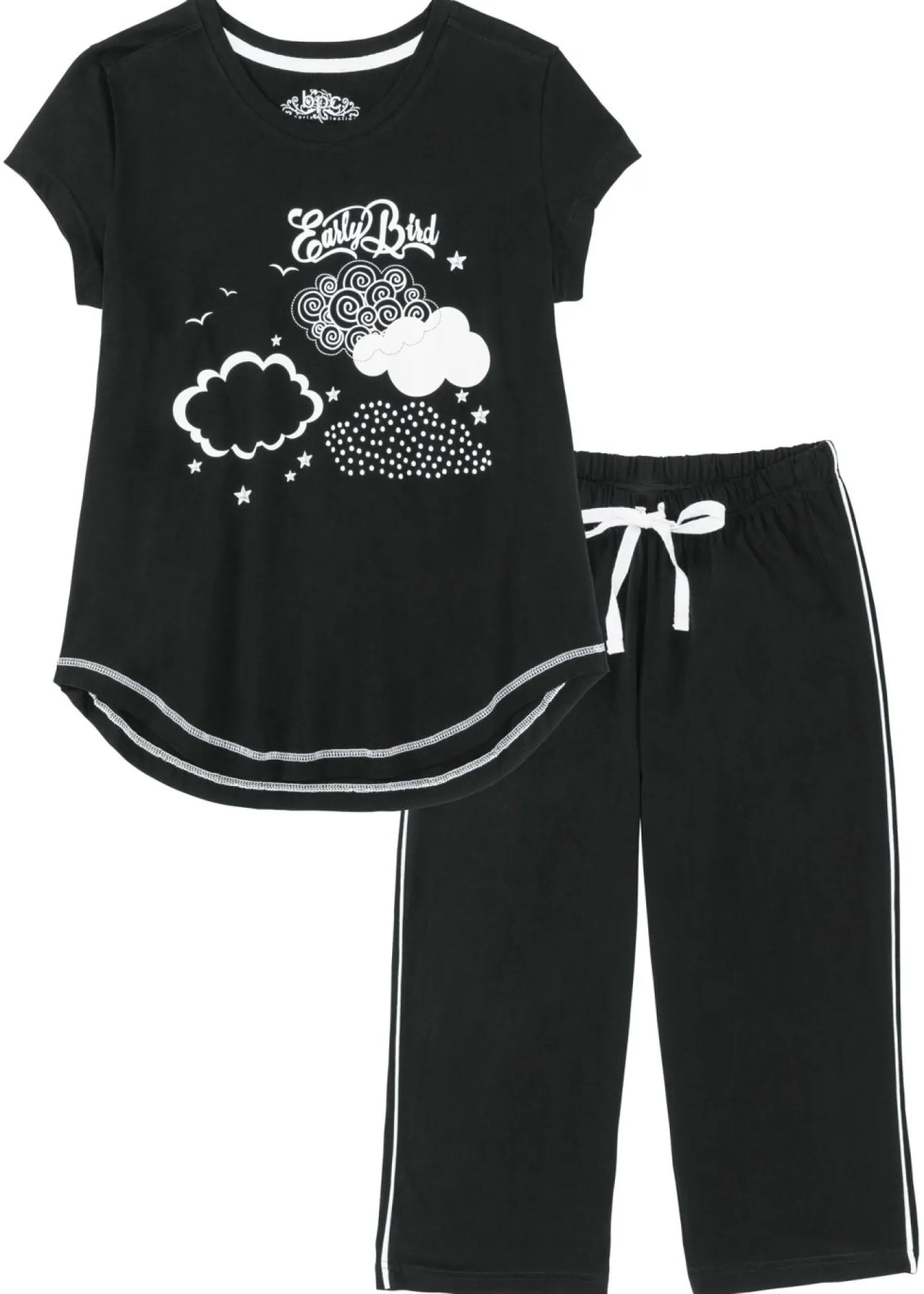 Online Pijama capri de algodón orgánico puro Mujer Ropa Para Dormir