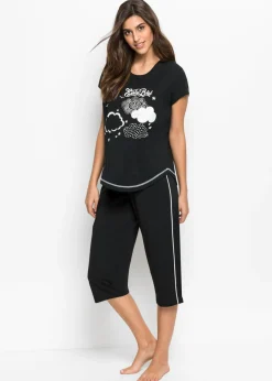 Online Pijama capri de algodón orgánico puro Mujer Ropa Para Dormir