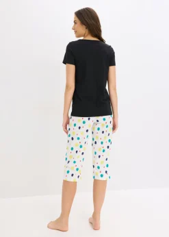 Pijama capri de algodón puro Mujer Ropa Para Dormir|Novedades