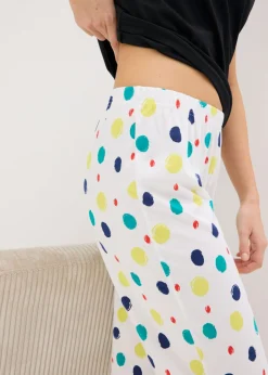 Pijama capri de algodón puro Mujer Ropa Para Dormir|Novedades