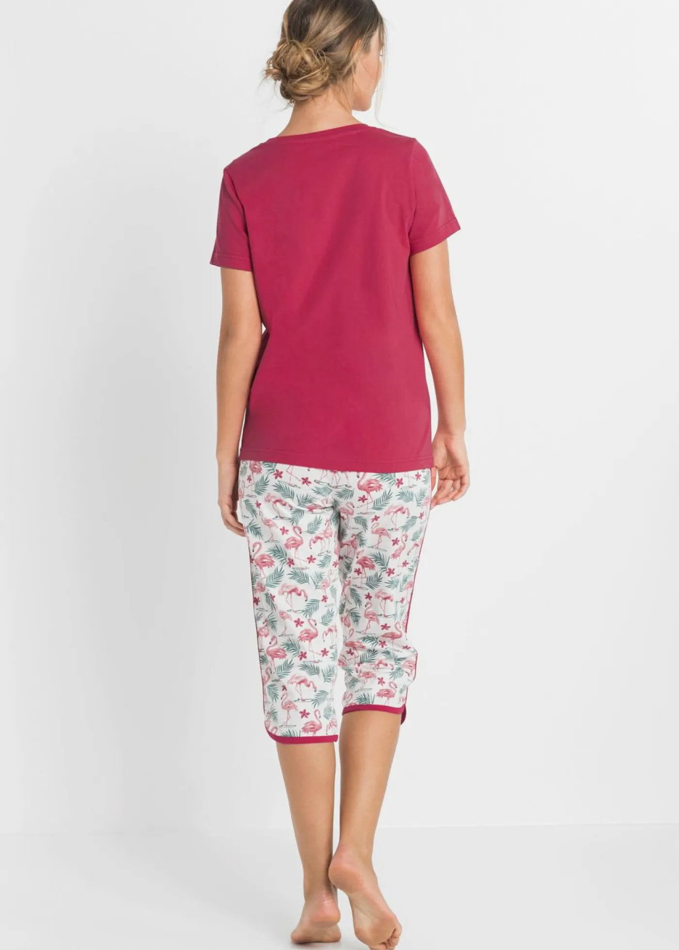 Best Pijama capri de algodón puro Mujer Ropa Para Dormir