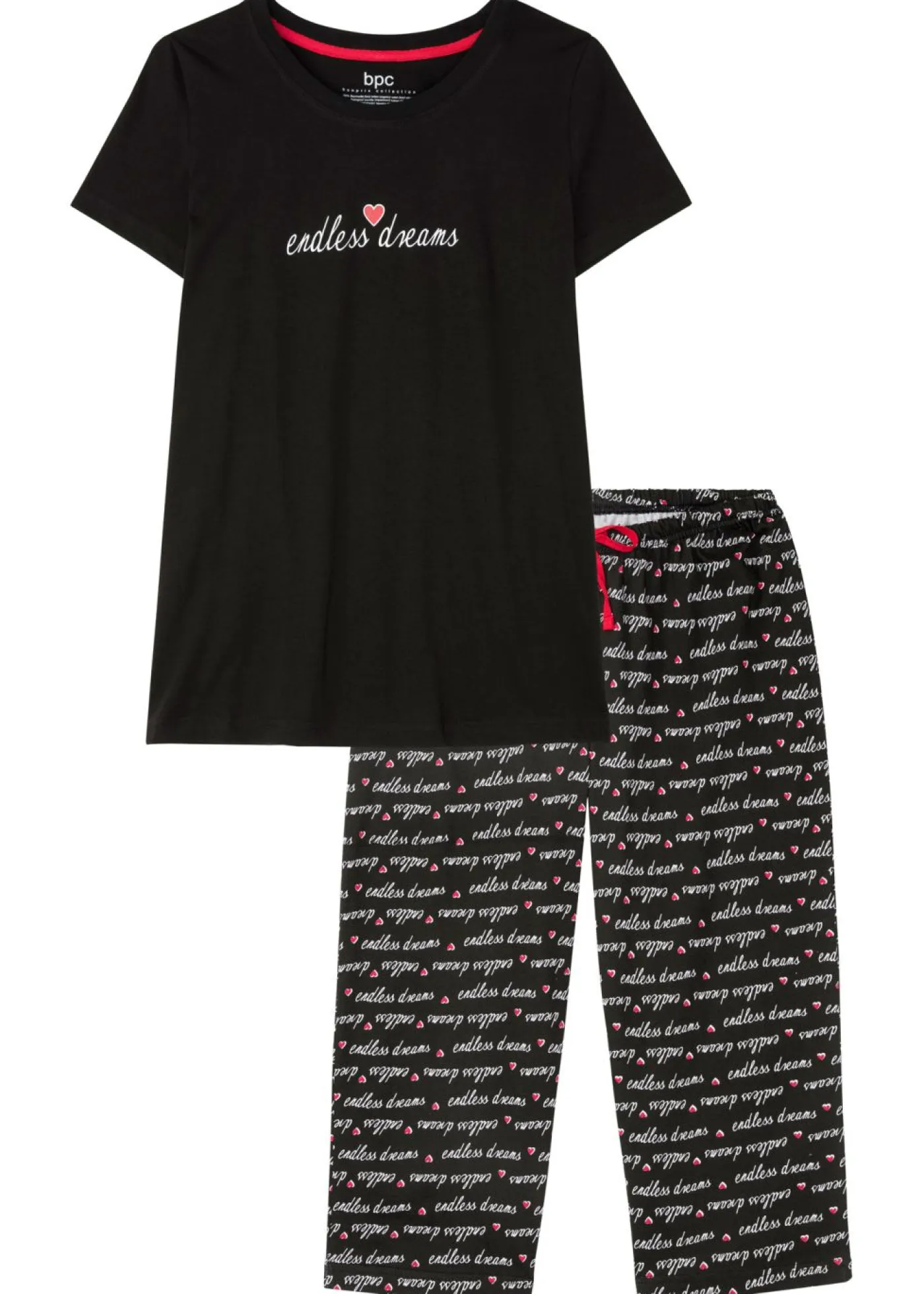 Clearance Pijama capri de algodón puro Mujer Ropa Para Dormir