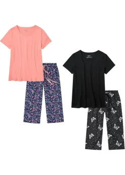 Discount Pijama capri de algodón puro (2 unidades) Mujer Ropa Para Dormir