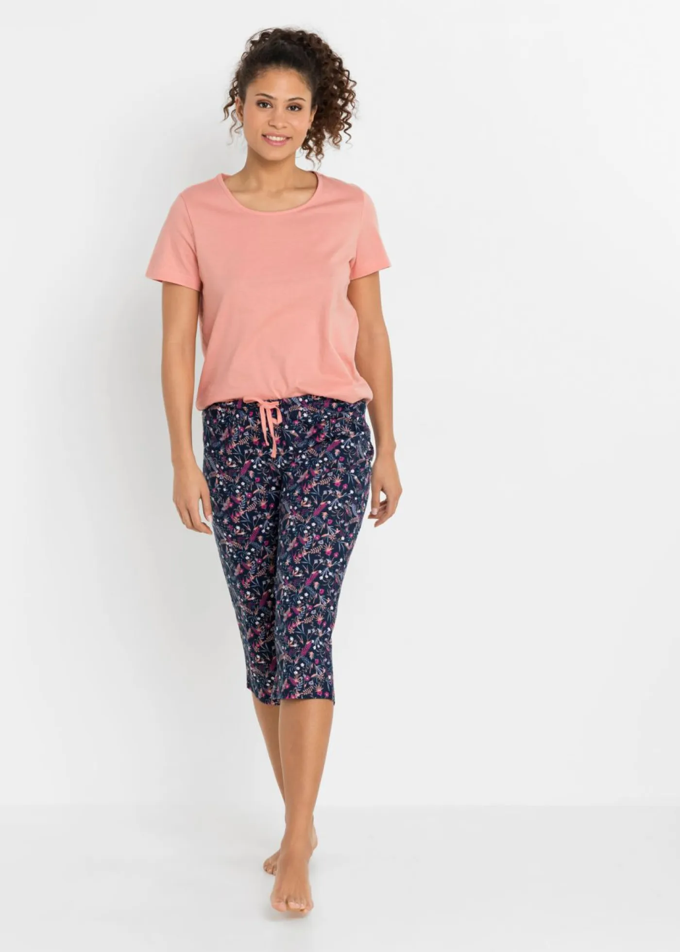 Discount Pijama capri de algodón puro (2 unidades) Mujer Ropa Para Dormir
