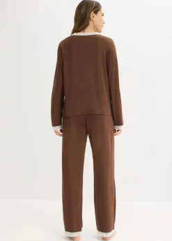 Hot Pijama con botones Mujer Ropa Para Dormir