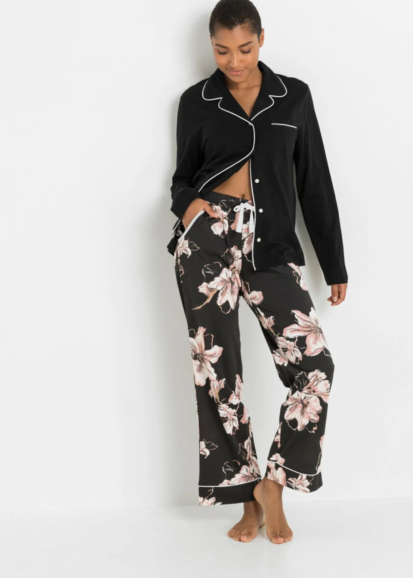 Clearance Pijama con botones Mujer Ropa Para Dormir