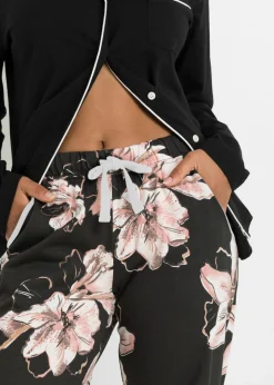 Clearance Pijama con botones Mujer Ropa Para Dormir