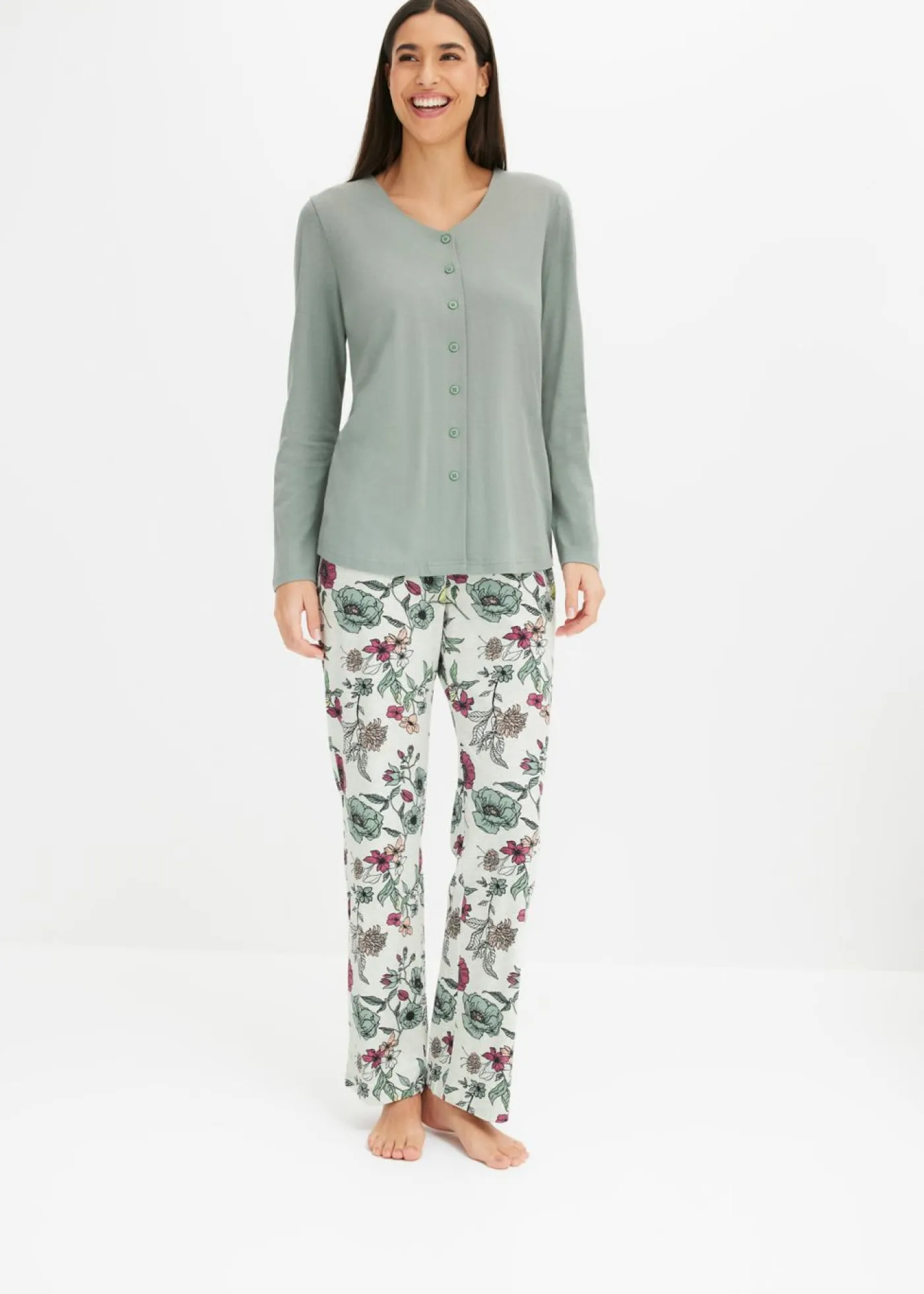 Discount Pijama con botones Mujer Ropa Para Dormir