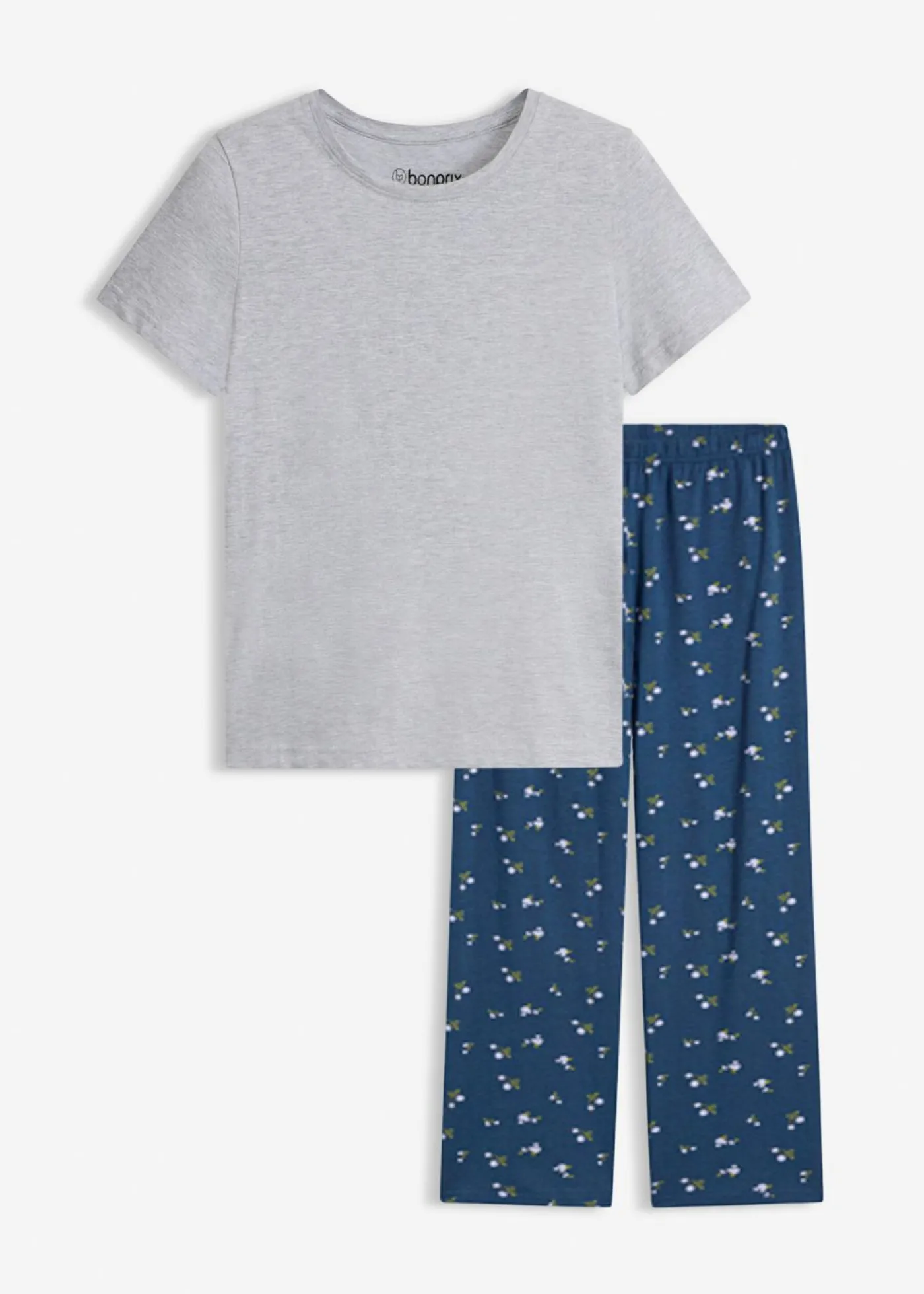 Outlet Pijama con camiseta ajustada de manga corta Mujer Ropa Para Dormir|Novedades