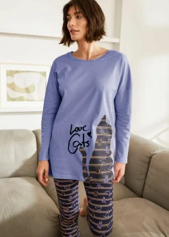 New Pijama con leggings Mujer Ropa Para Dormir