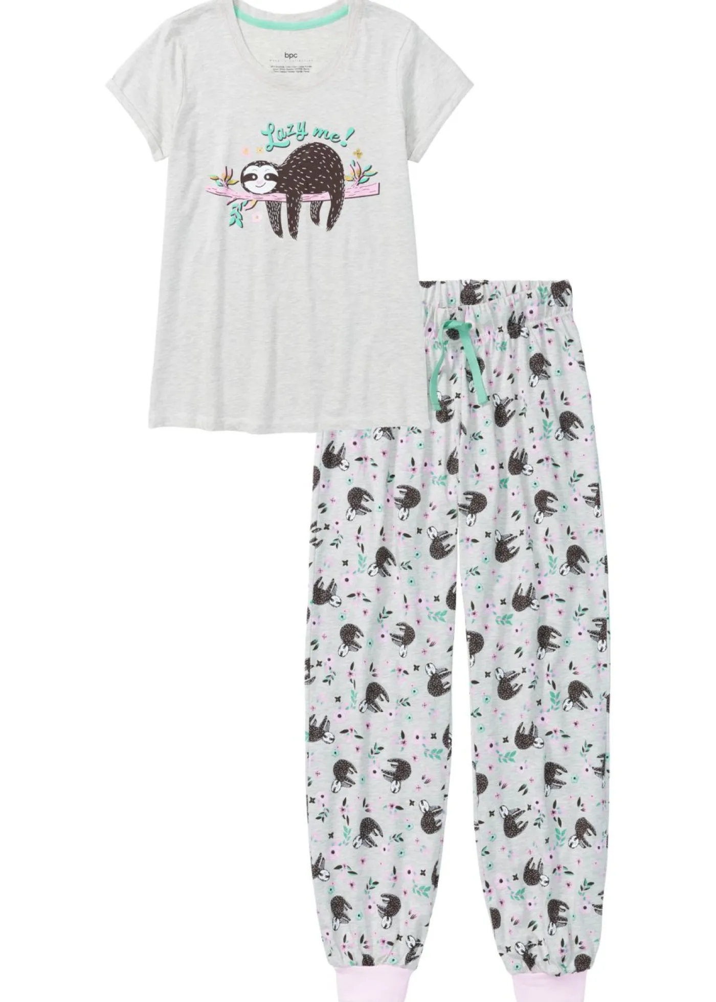 Hot Pijama con mangas cortas Mujer Ropa Para Dormir