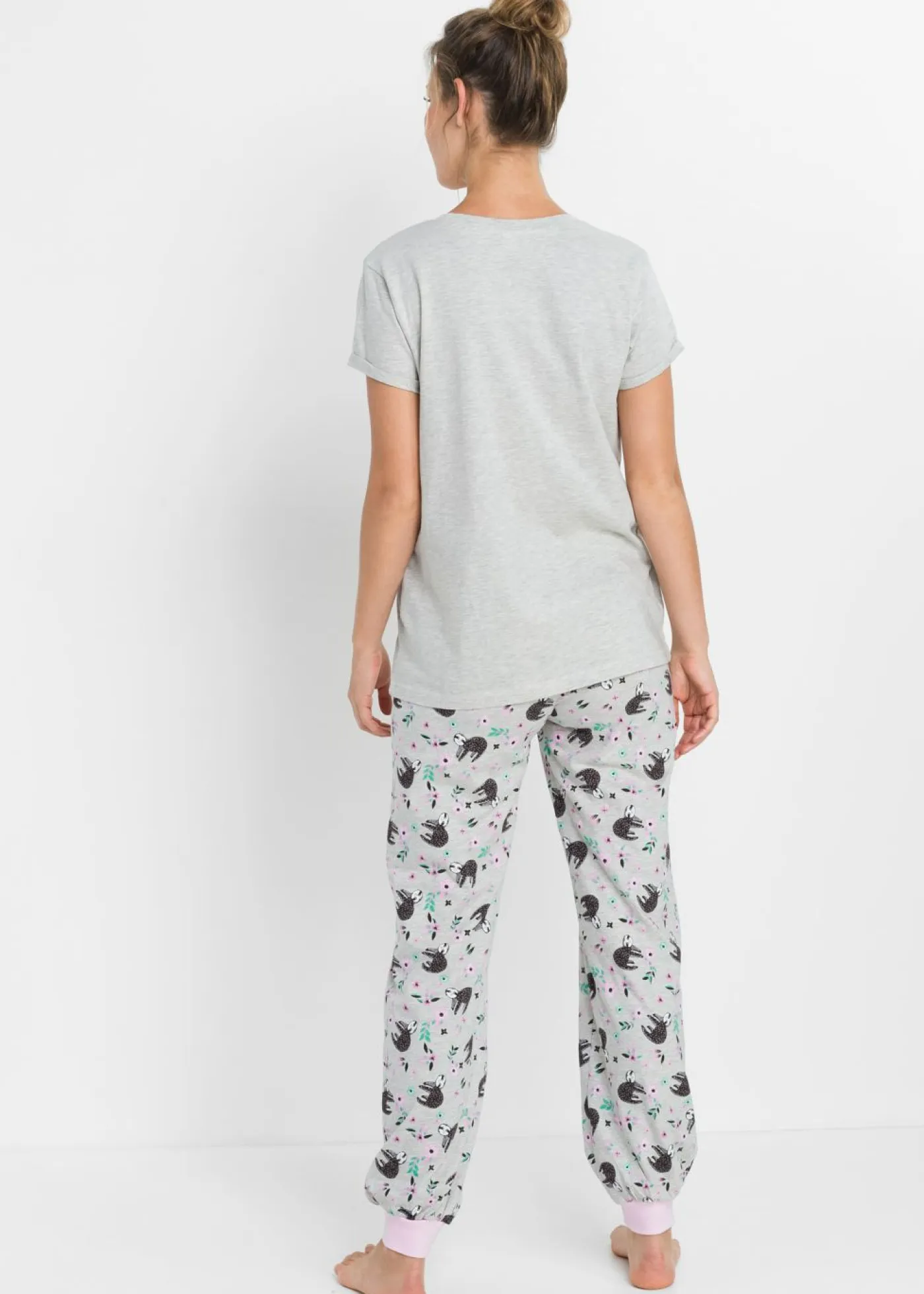 Hot Pijama con mangas cortas Mujer Ropa Para Dormir