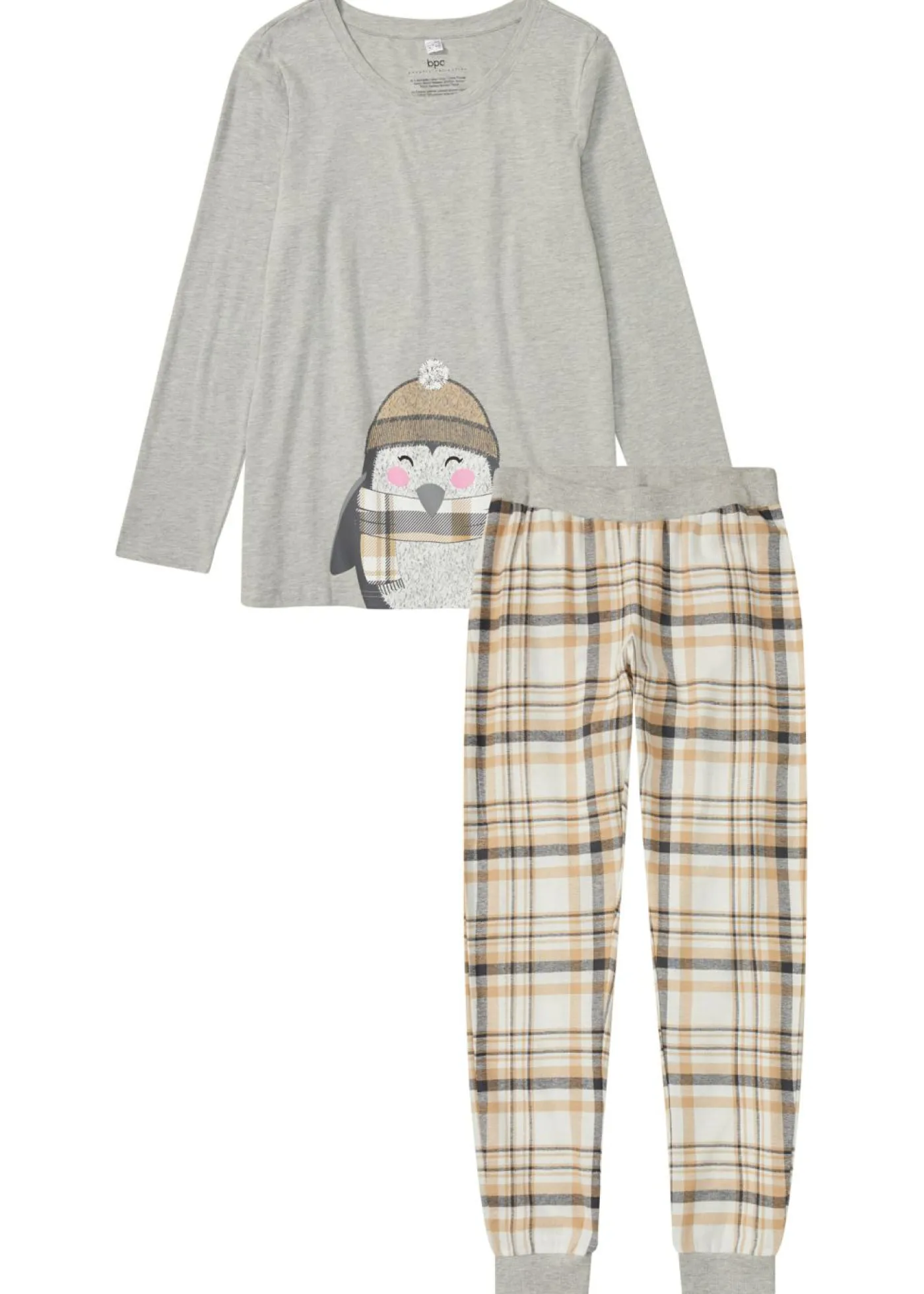 Online Pijama con pantalón de franela Mujer Ropa Para Dormir