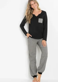 Pijama con pantalón de franela Mujer Ropa Para Dormir